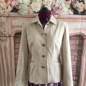 GUC Cole Haan City Lambskin Button Down Blazer